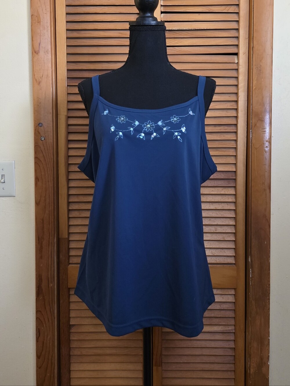 NWT Avenue Better Knits Floral Camisole Blouse Size 18/20
